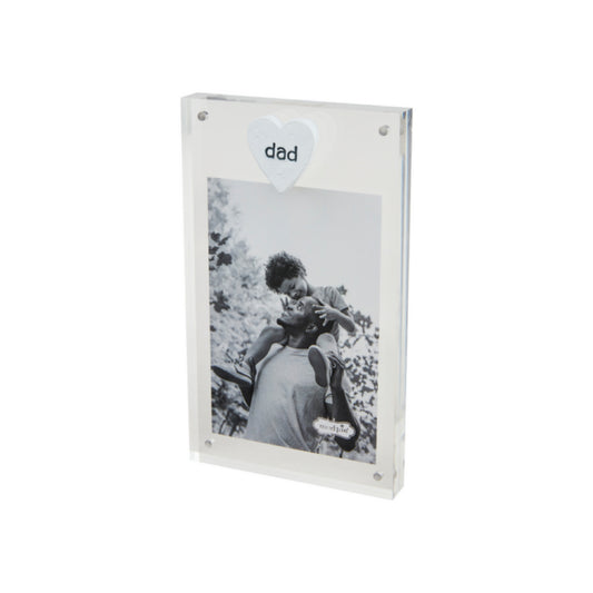 Mud Pie Acrylic Dad Plaque Frame