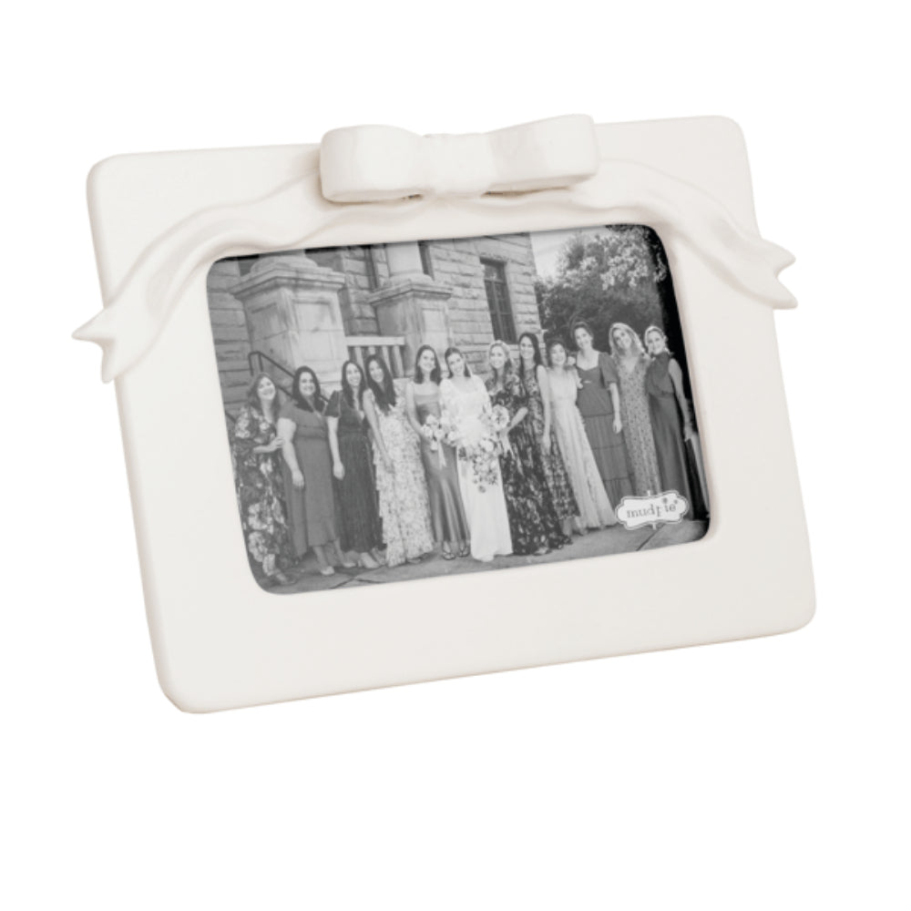 Mud Pie Bow Ceramic Frames