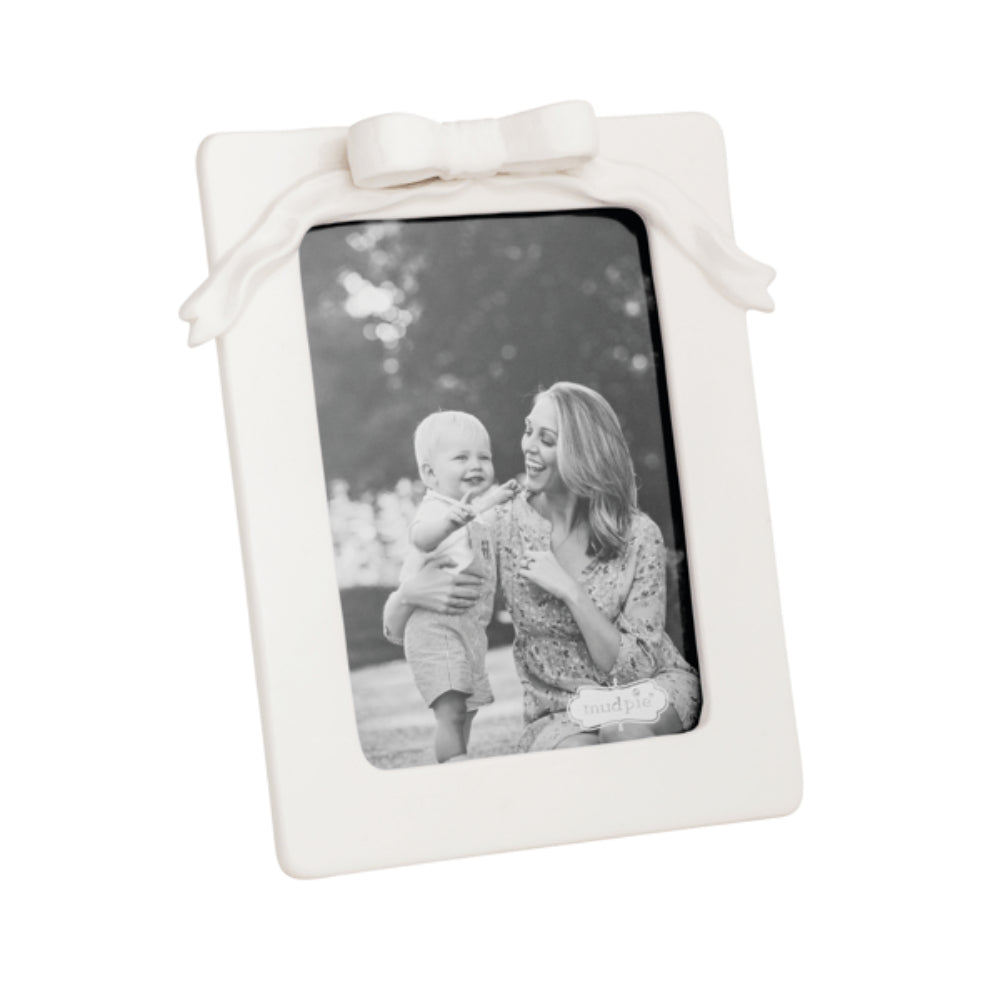 Mud Pie Bow Ceramic Frames
