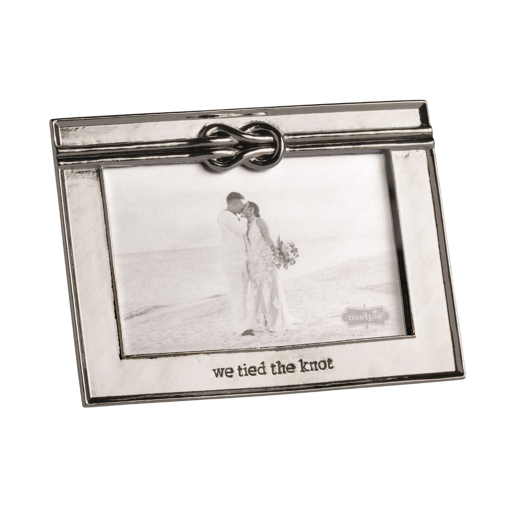 Mud Pie Tied The Knot Frame - 4" x 6"