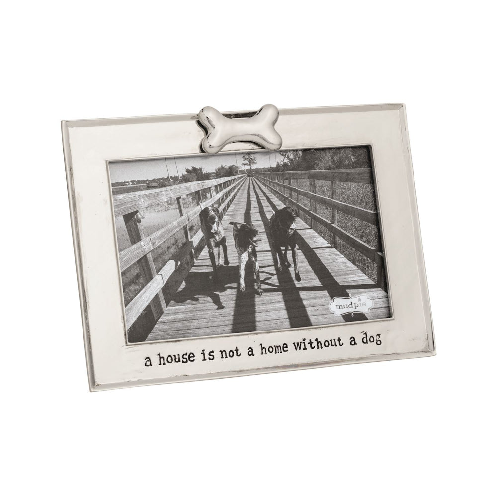 Mud Pie Metal Dog Frames - 4" x 6"