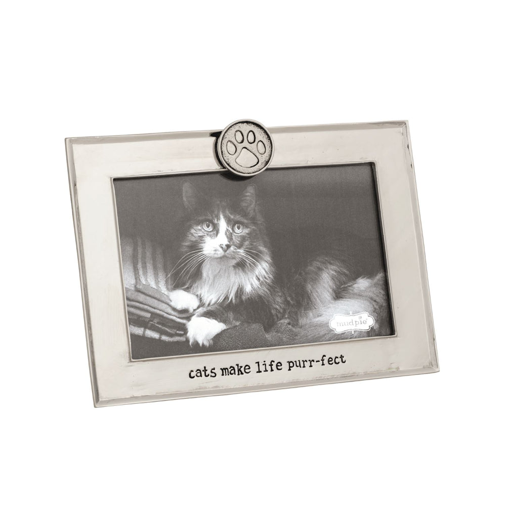 Mud Pie Metal Cat Frames - 4" x 6"