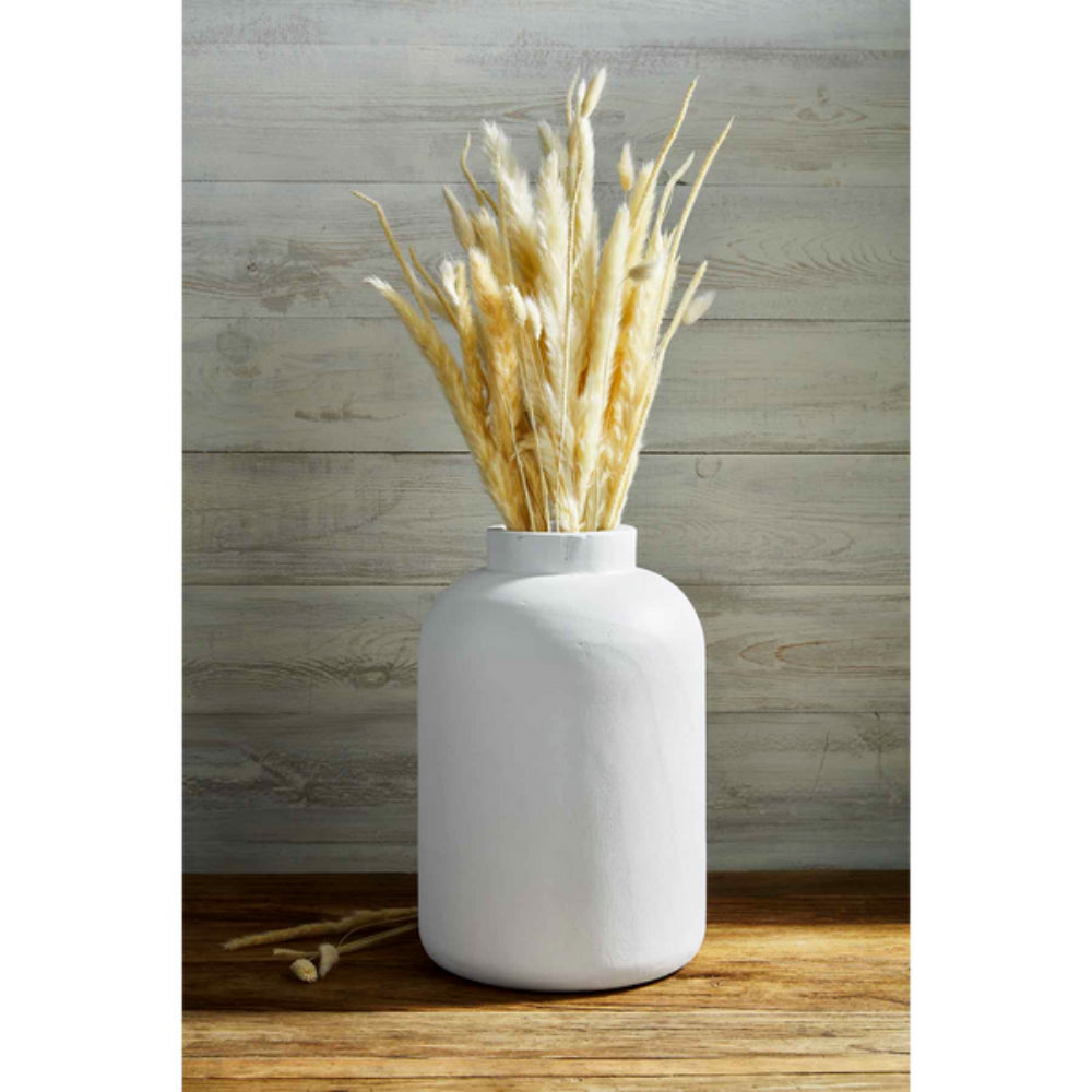 Mud Pie White Paulownia Tall Vase-In store ONLY