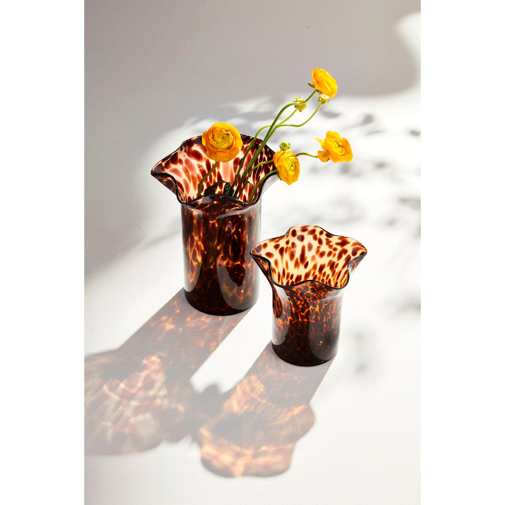 Mud Pie Tortoise Ruffle Vases