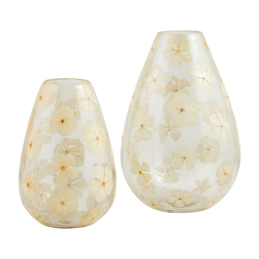 Mud Pie Pressed Flower Vase