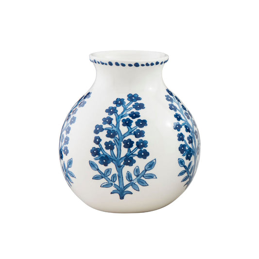 Mud Pie Block Print Flower Vases