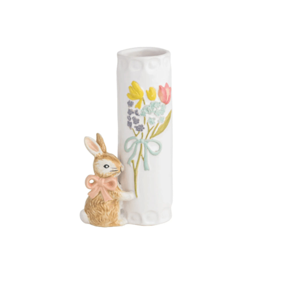 Mud Pie Bow Bunny Bud Vases