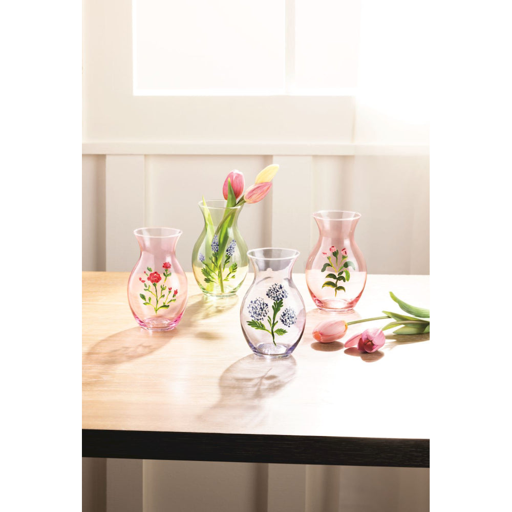 Mud Pie Glass Flower Small Vase