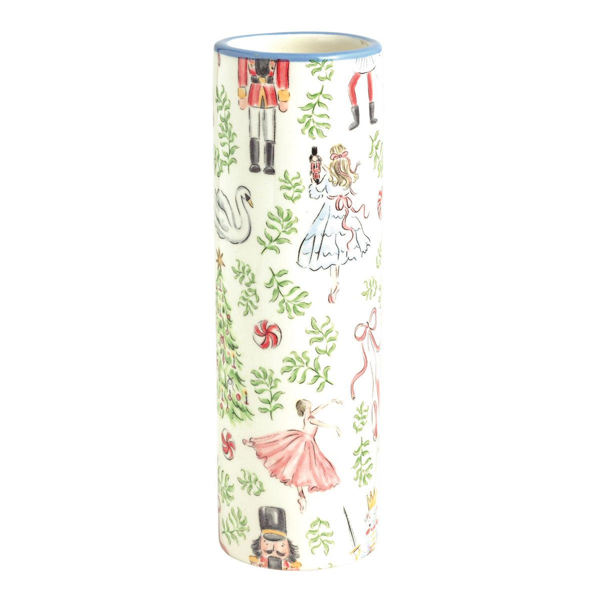 Mud Pie Nutcracker Bud Vase