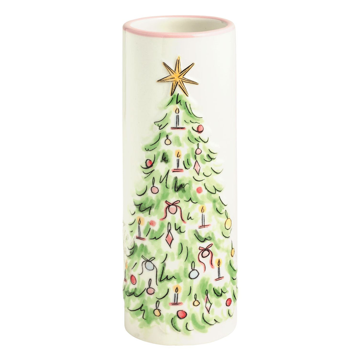 Mud Pie Nutcracker Bud Vase