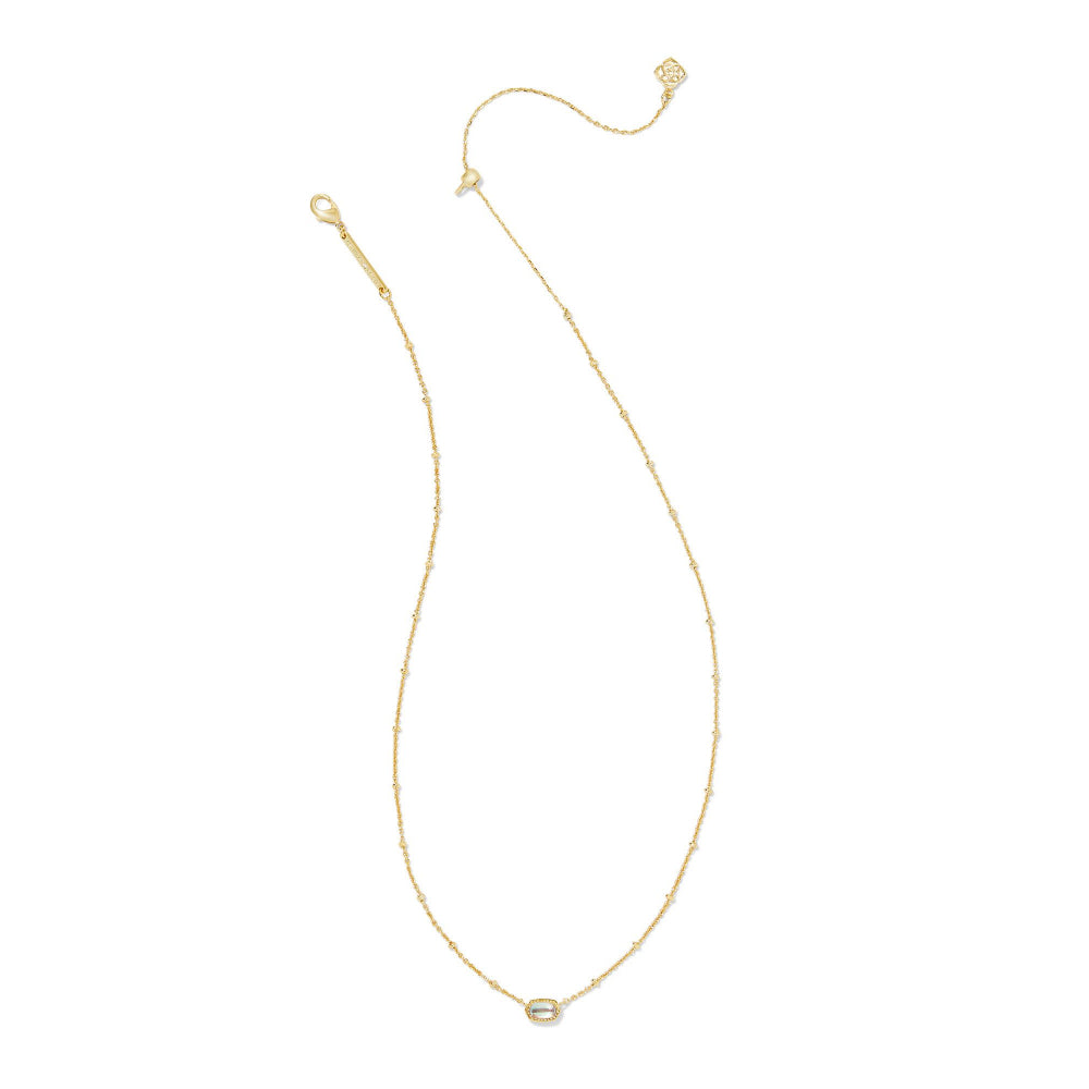 Kendra Scott Mini Elisa Satellite Short Pendant Necklace - Gold