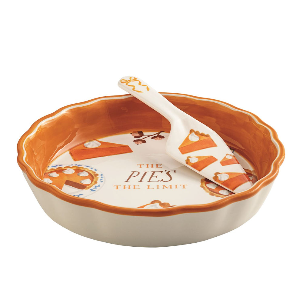 Mud Pie Thanksgiving Pie Dish Set