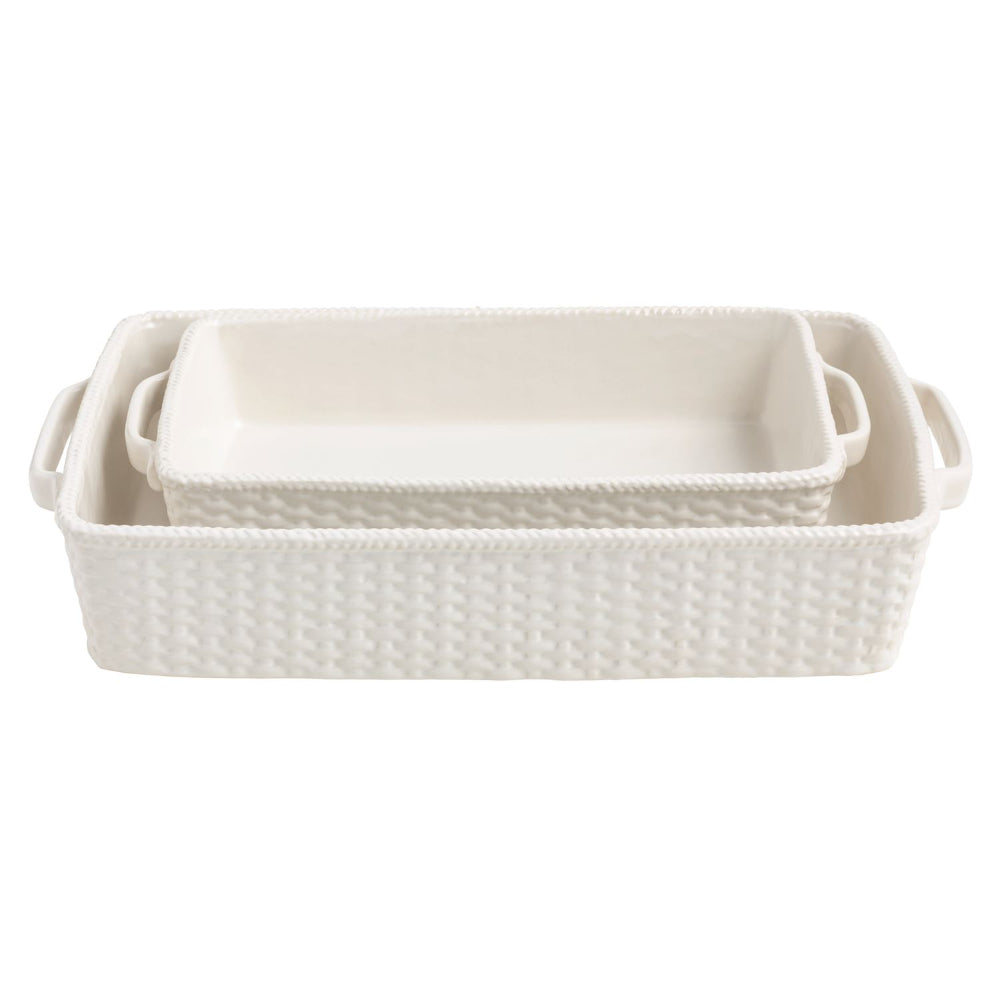 Mud Pie Woven Baker Set