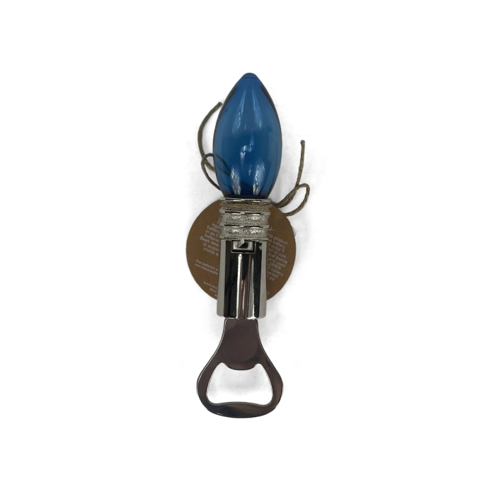 Mud Pie Christmas Bulb Light-Up Bottle Openers