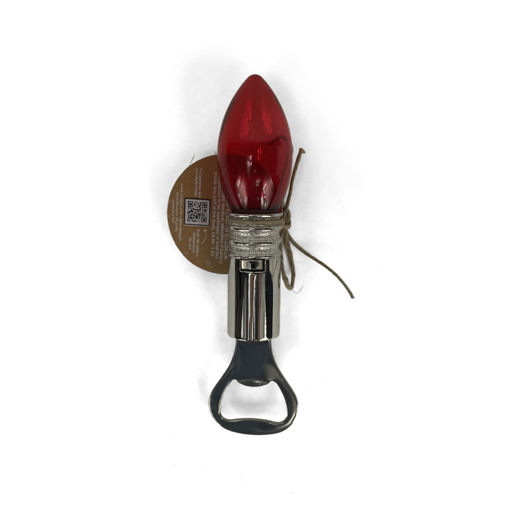 Mud Pie Christmas Bulb Light-Up Bottle Openers