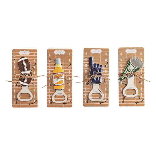 Mud Pie Tailgate Enamel Bottle Openers
