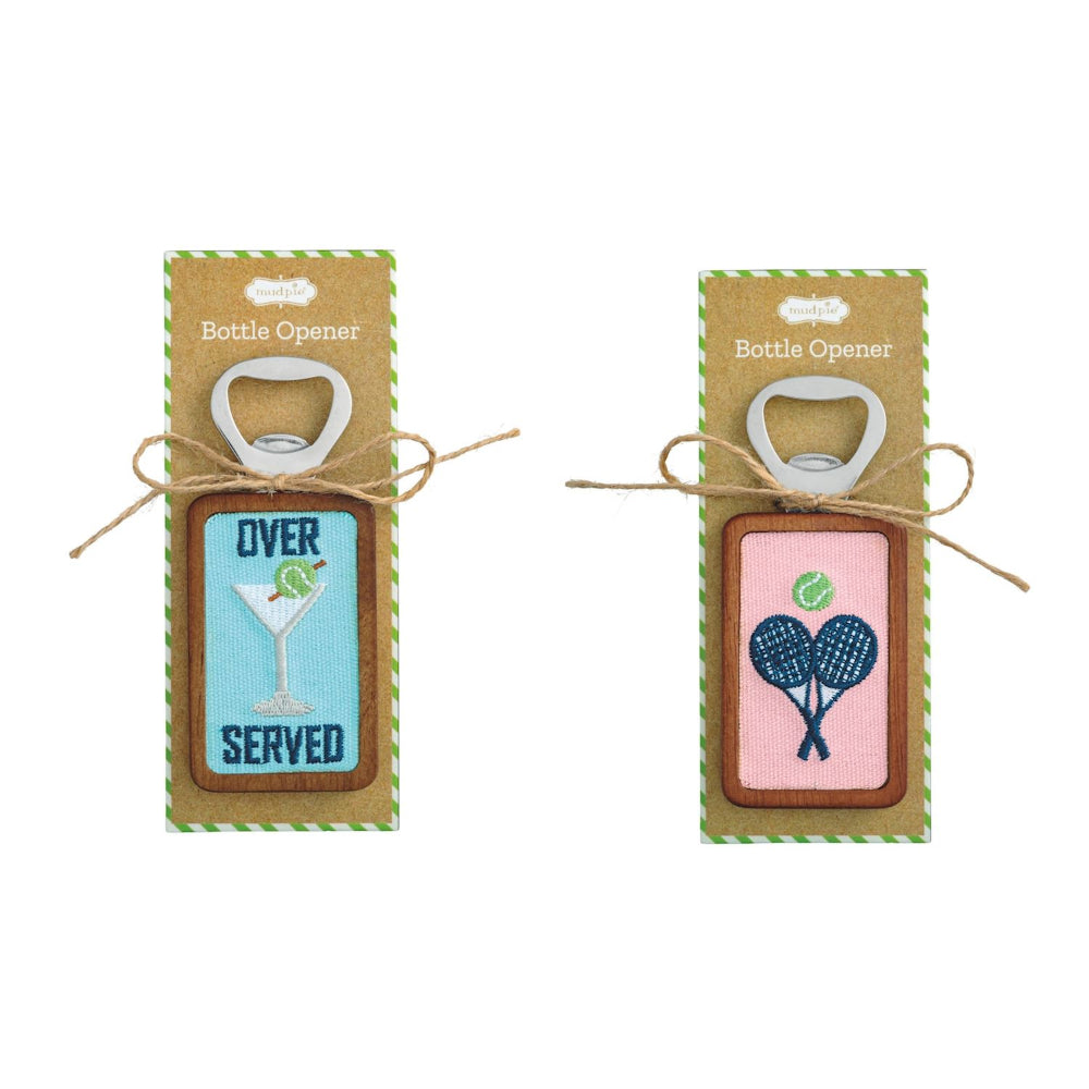 Mud Pie Tennis Bottle Openers