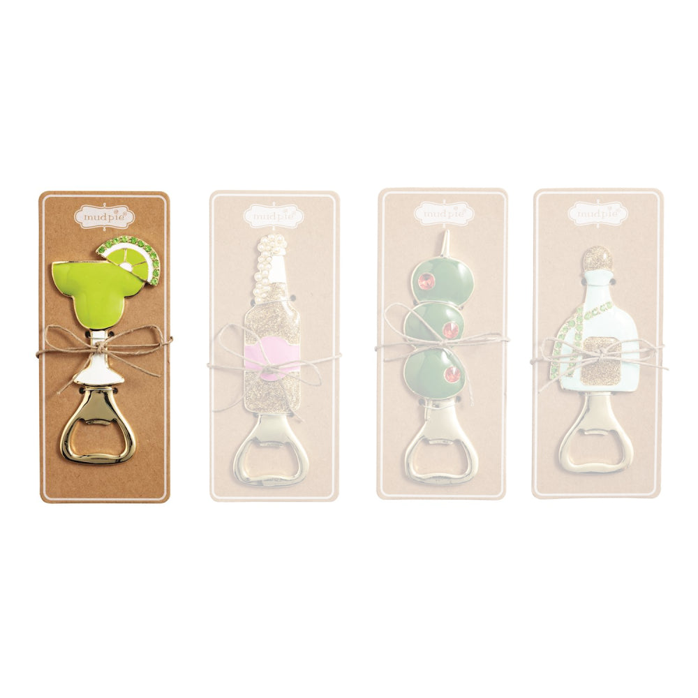 Mud Pie Bedazzled Bar Bottle Openers