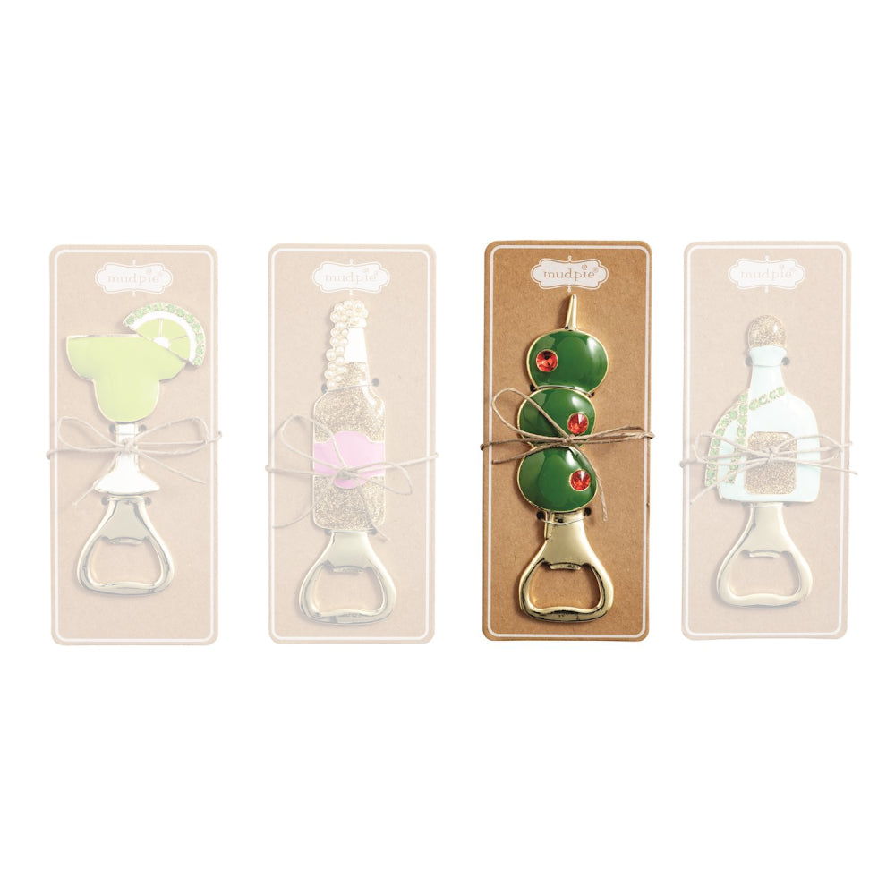 Mud Pie Bedazzled Bar Bottle Openers