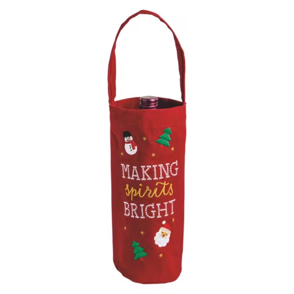 Mud Pie Holiday Wine Bags