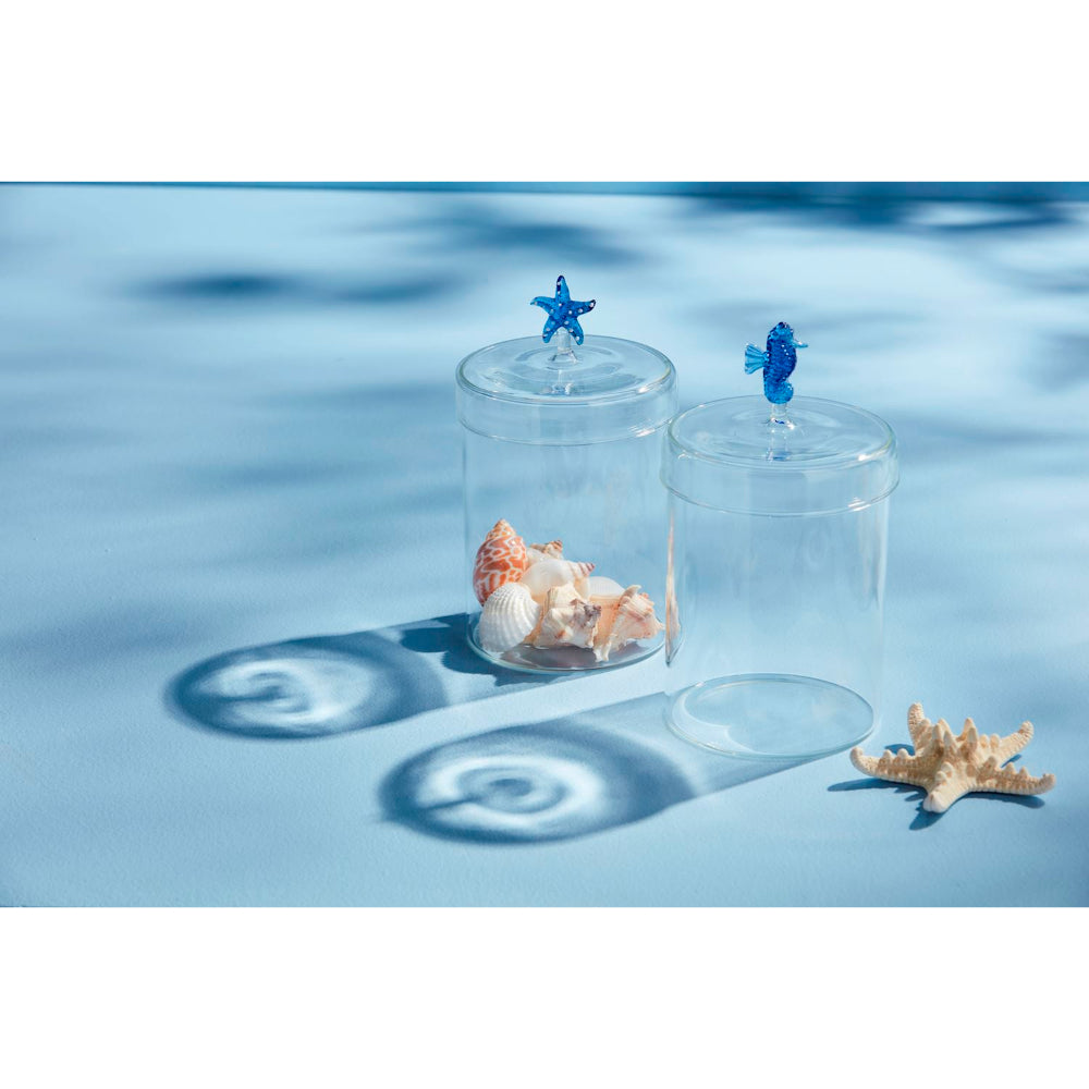Mud Pie Starfish & Seahorse Canisters