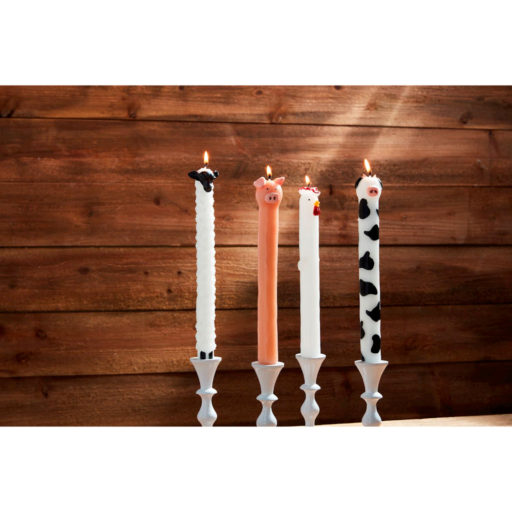 Mud Pie Farm Animal Taper Candles