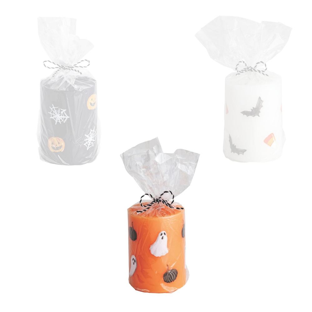 Mud Pie Halloween Pillar Candles