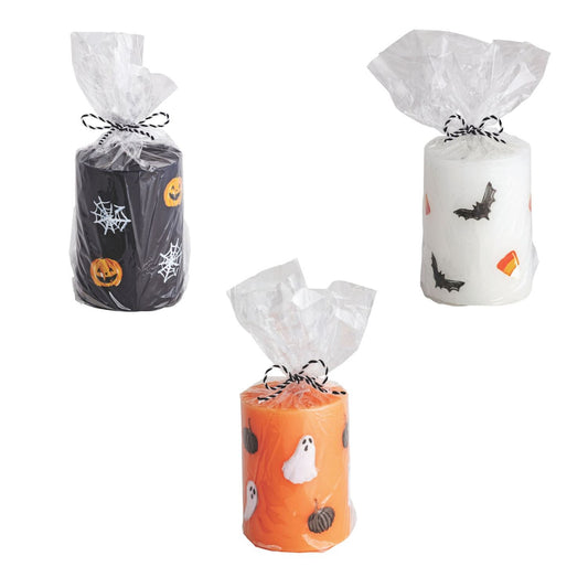 Mud Pie Halloween Pillar Candles