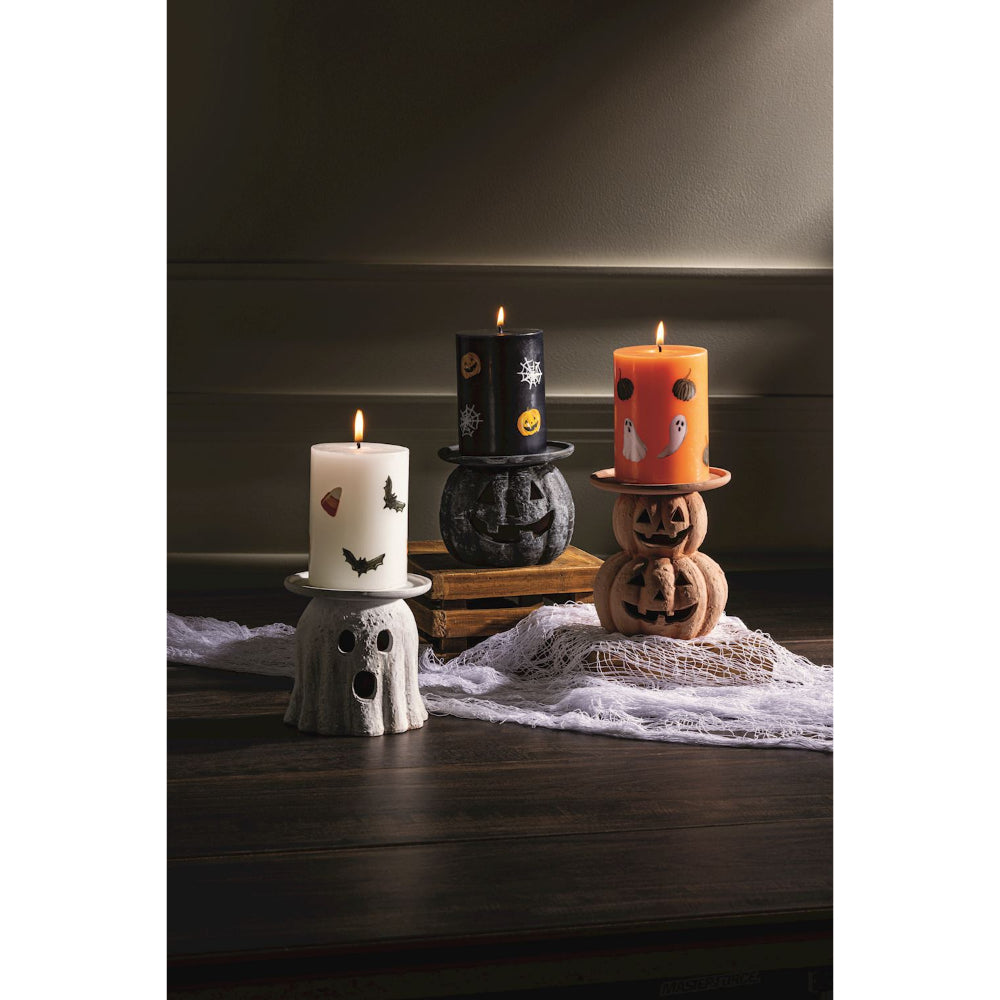 Mud Pie Halloween Pillar Candles