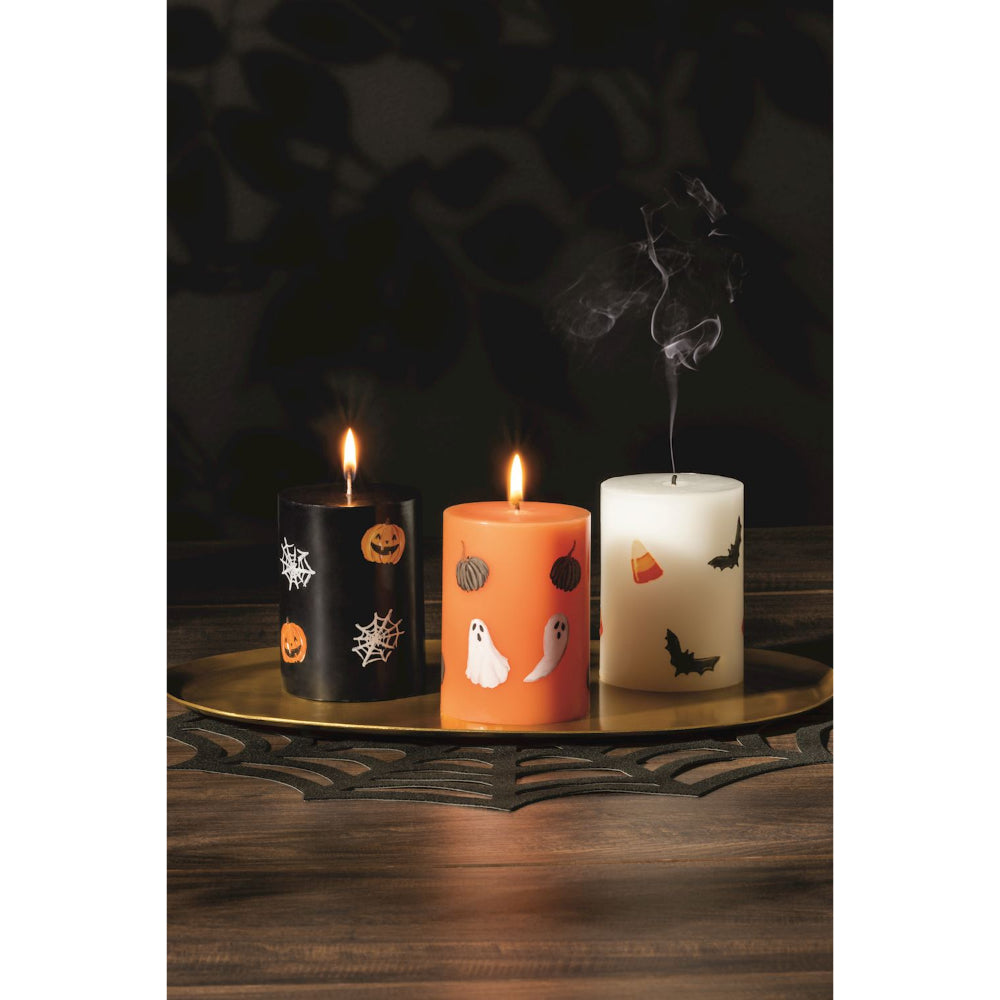 Mud Pie Halloween Pillar Candles