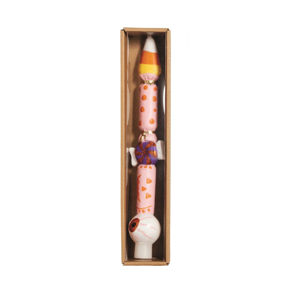 Mud Pie Halloween Glitter Taper Candles