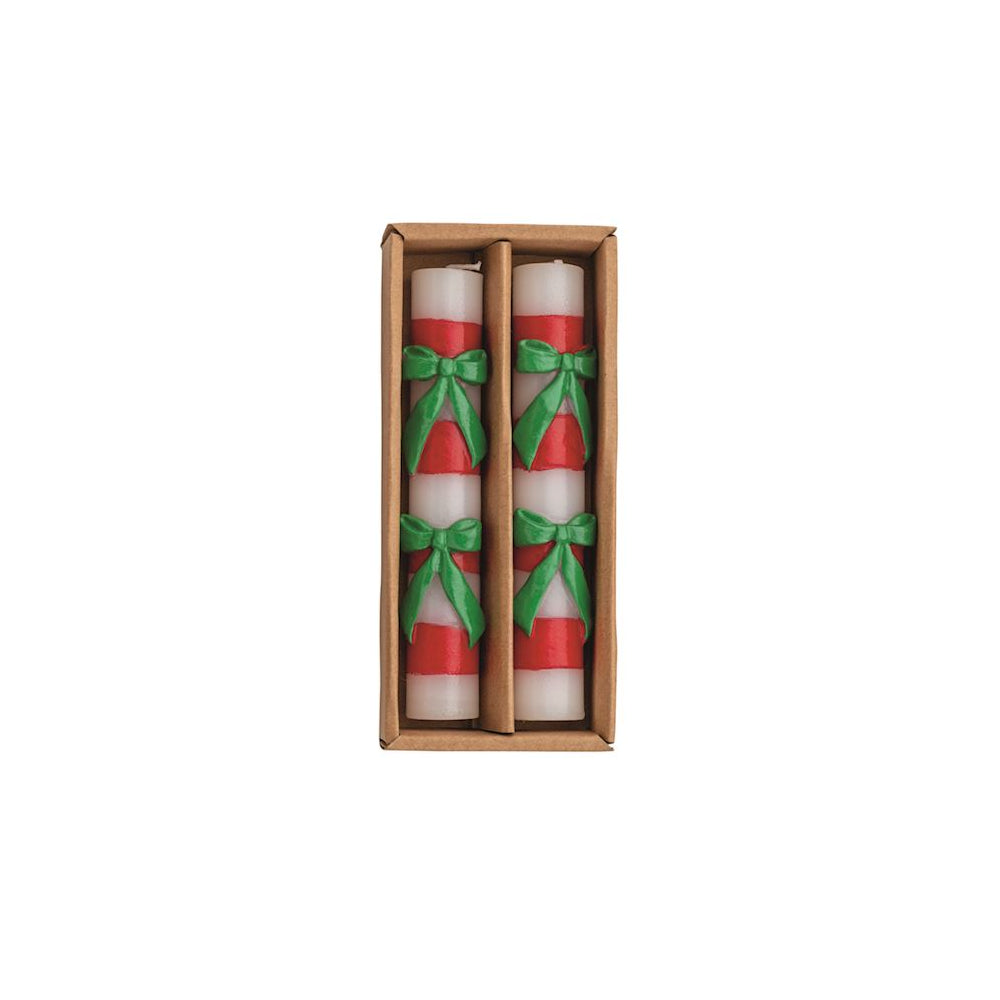Mud Pie Whimsy Christmas Mini Taper Candle Sets