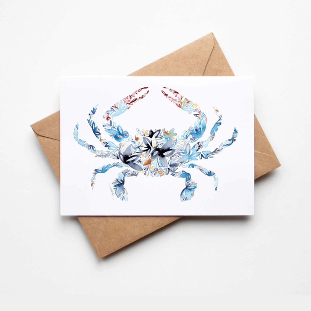 Amanda Klein Co. Blue Crab Notecard Set