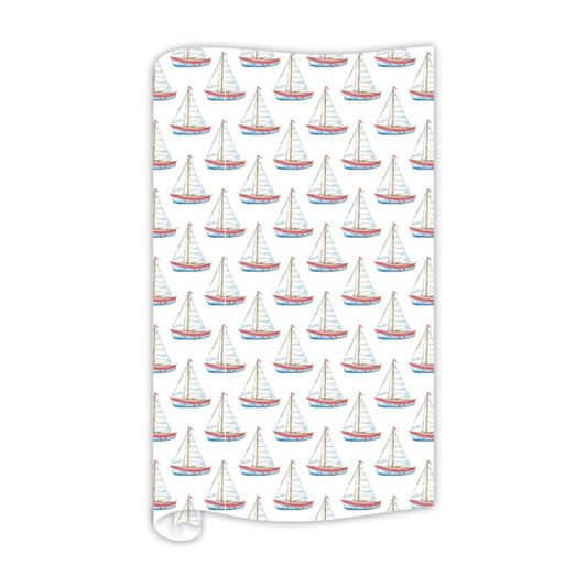 RosanneBeck Sailboats Wrapping Paper
