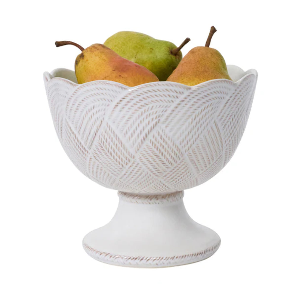 Juliska Le Panier Mystic Knot Footed Bowl - Whitewash