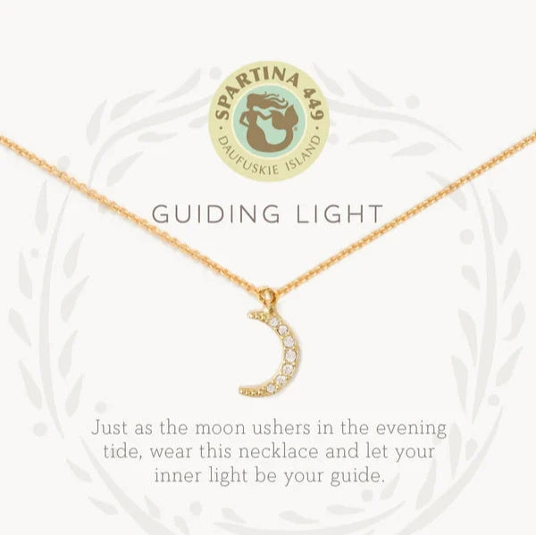 Spartina Sea La Vie Necklace 18" Guiding Light/Crescent