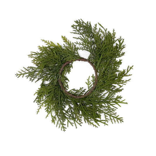 Holiday Depot 3.5" Ring-Superior Real Touch Mix Cedar Wreath