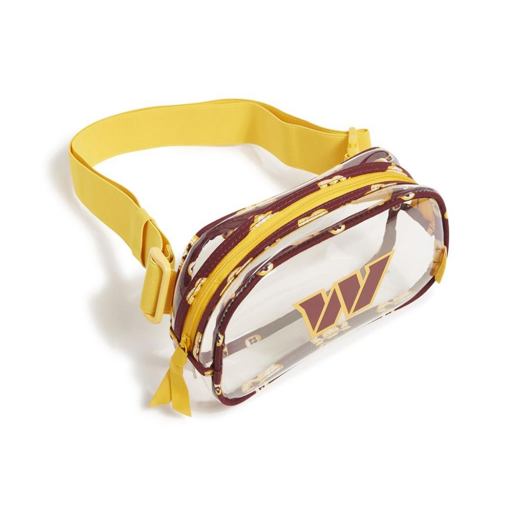 Vera Bradley Washington Commanders Clear Small Belt Bag