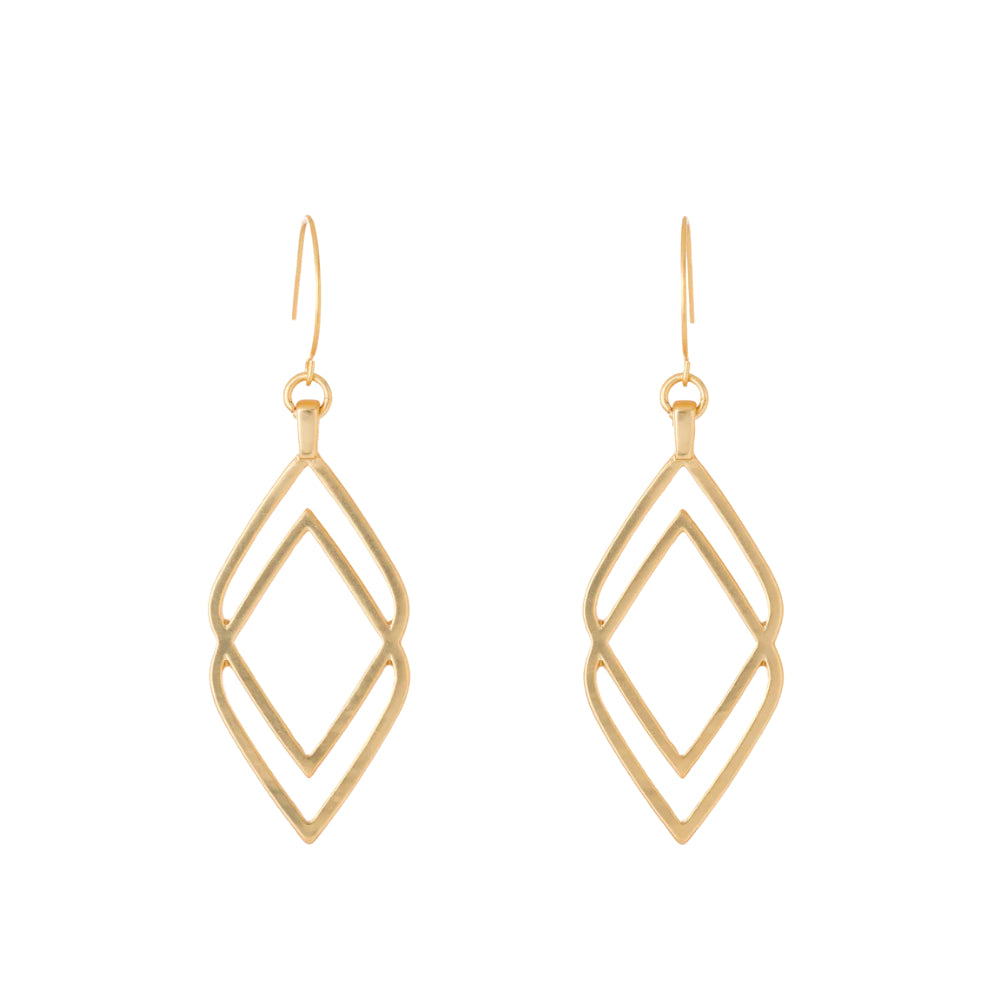 Spartina Deco Drama Earrings - Gold