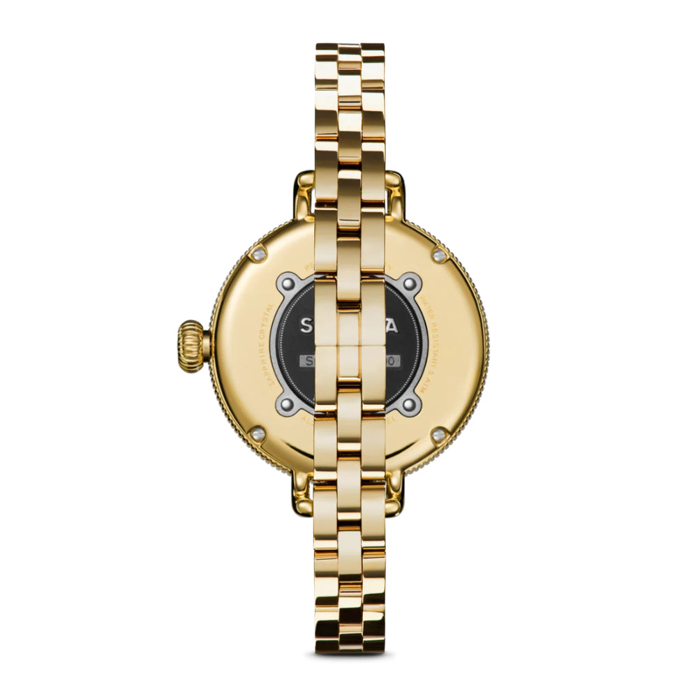 Shinola Birdy Gold-Tone 34mm Quartz Watch
