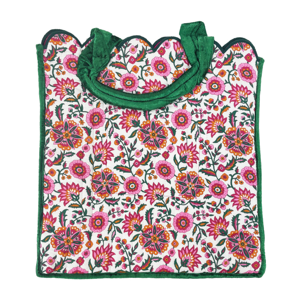 Heart of Grace Quilted Tote - Hearthwood Garden