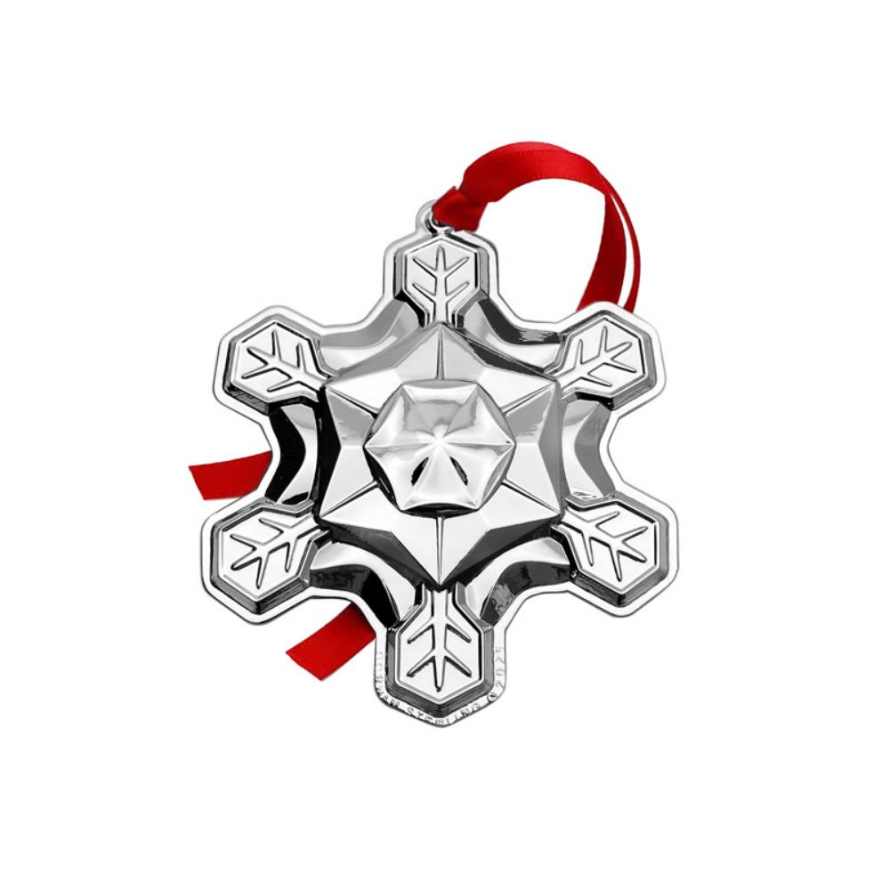 Gorham 2025 56th Edition Sterling Silver Snowflake Ornament