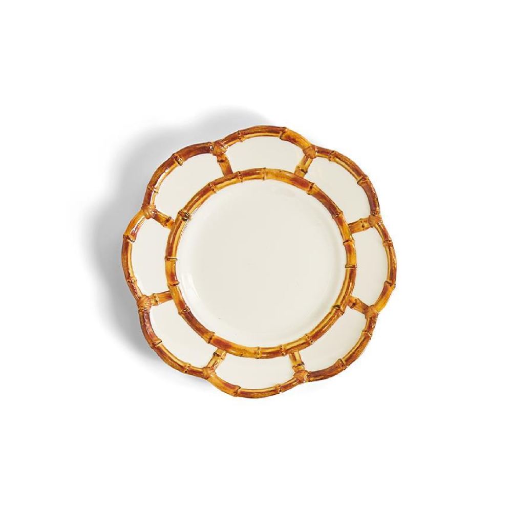 Two's Company Bamboo Touch Salad/Dessert Plate