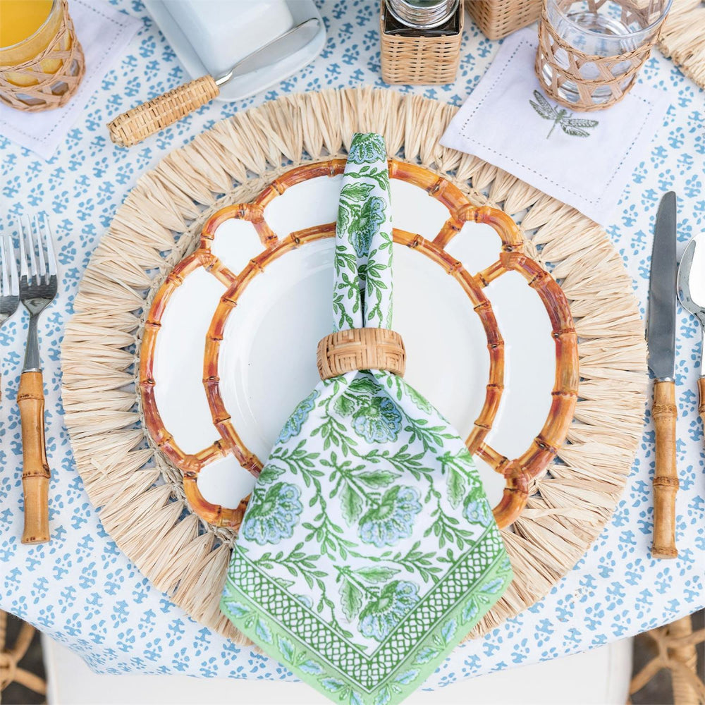 Two's Company Bamboo Touch Salad/Dessert Plate