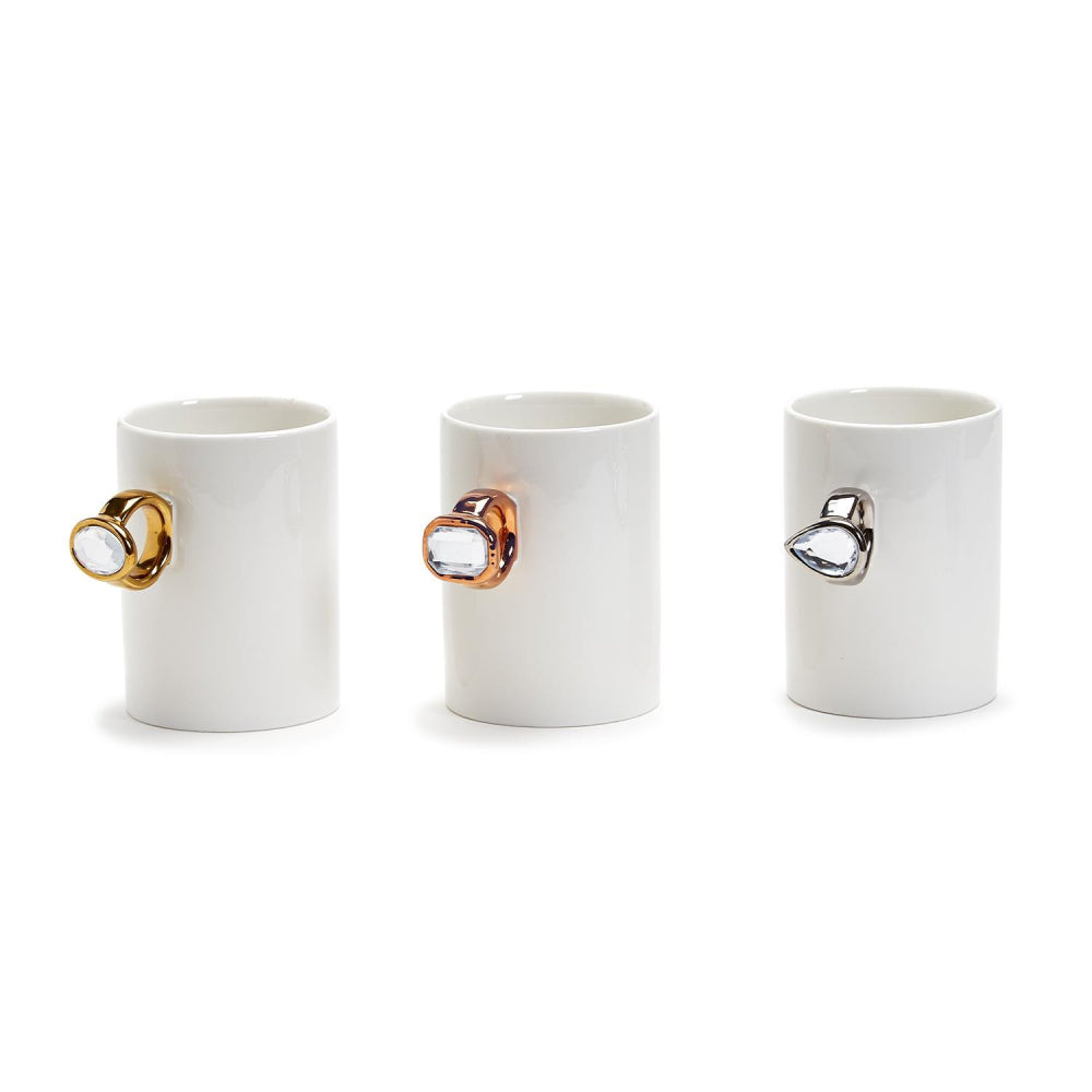 Two's Company Put a Ring on It Diamond Mugs