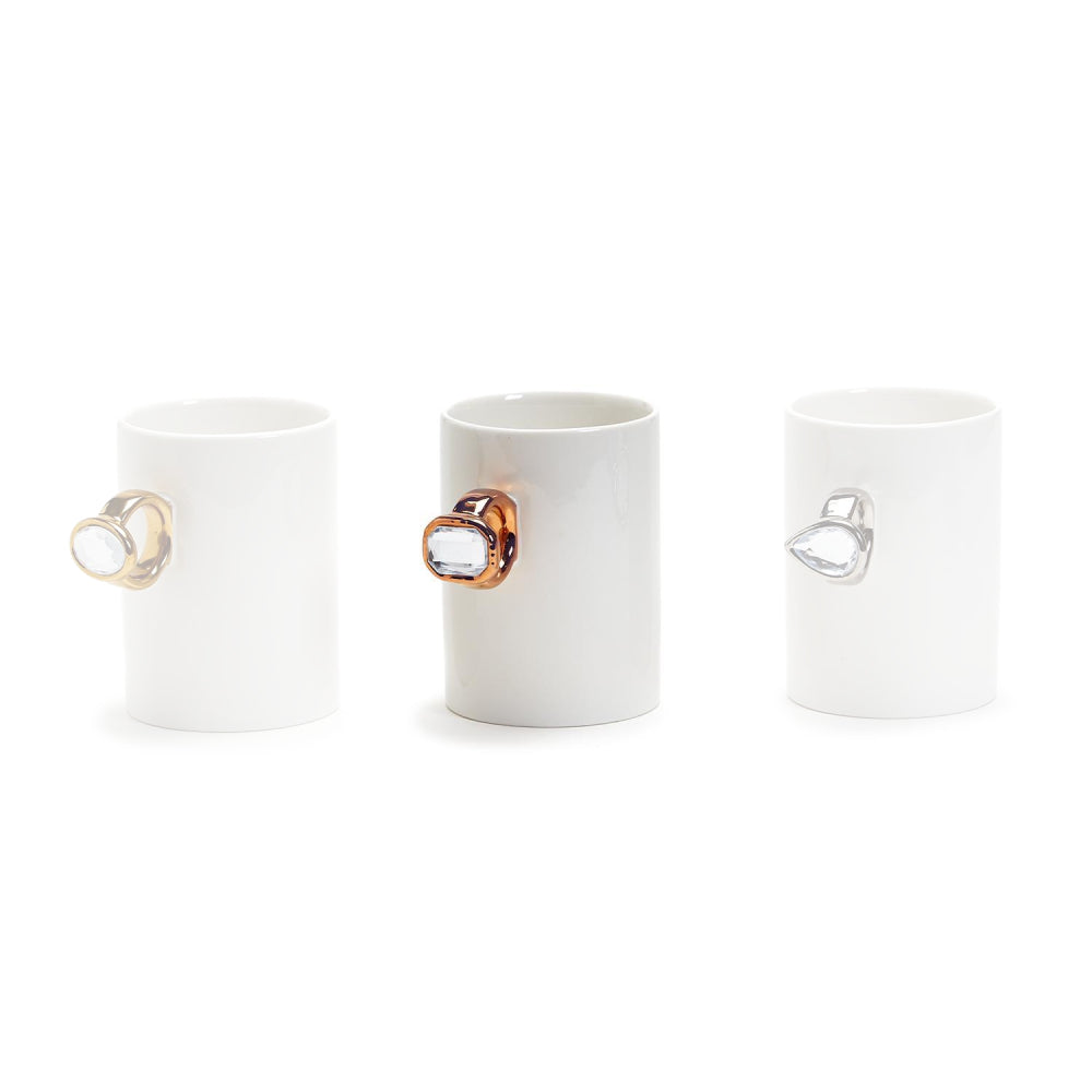 Two's Company Put a Ring on It Diamond Mugs