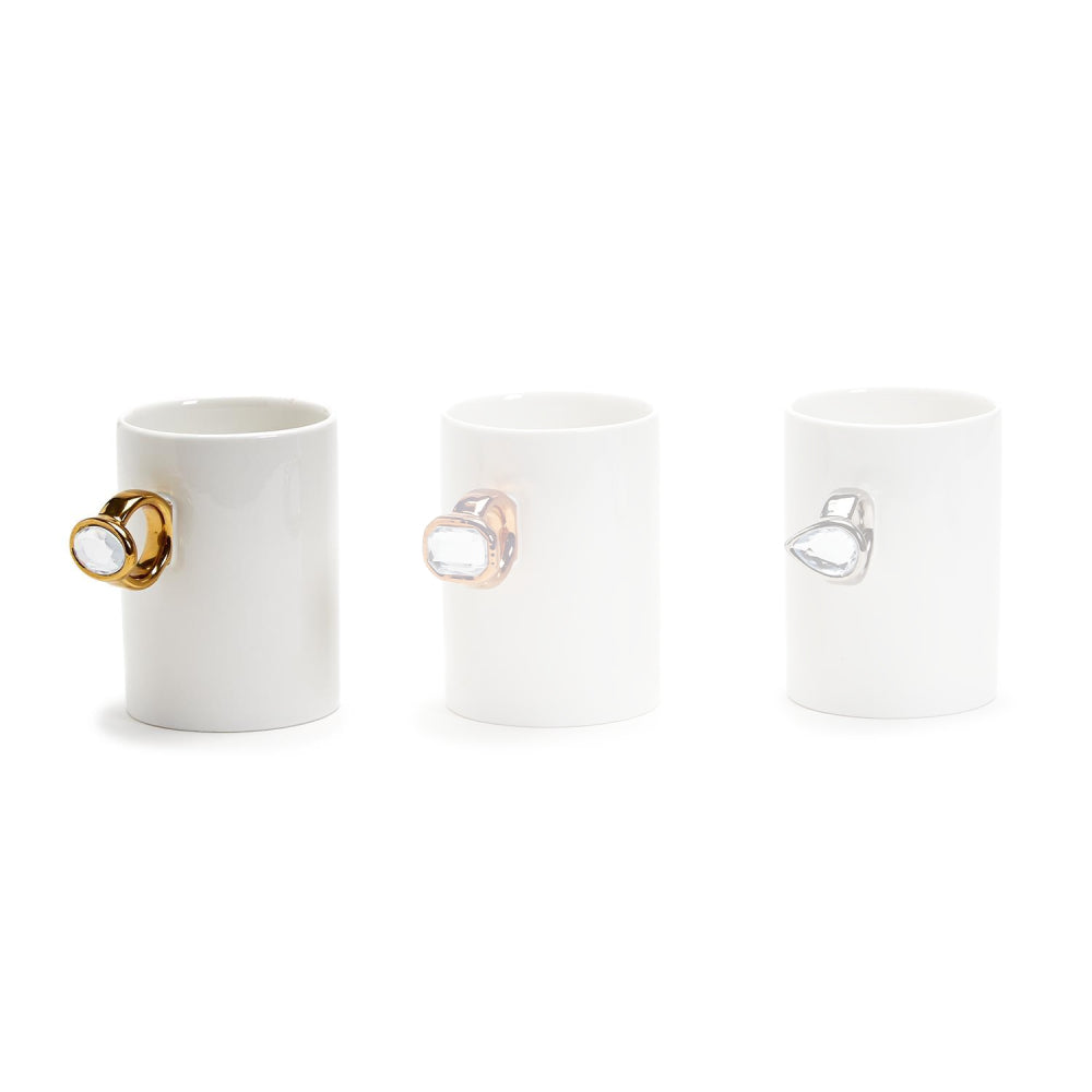 Two's Company Put a Ring on It Diamond Mugs