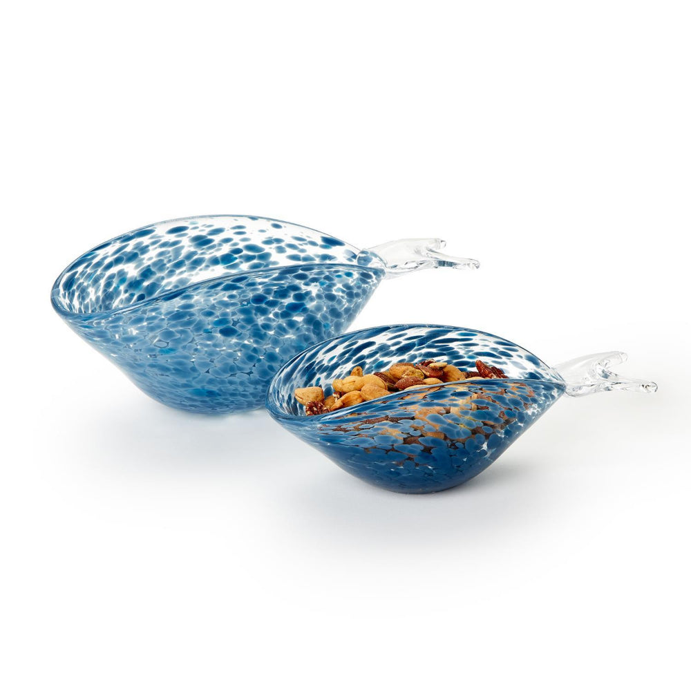 Two's Company Oh Whale Glass Bowl