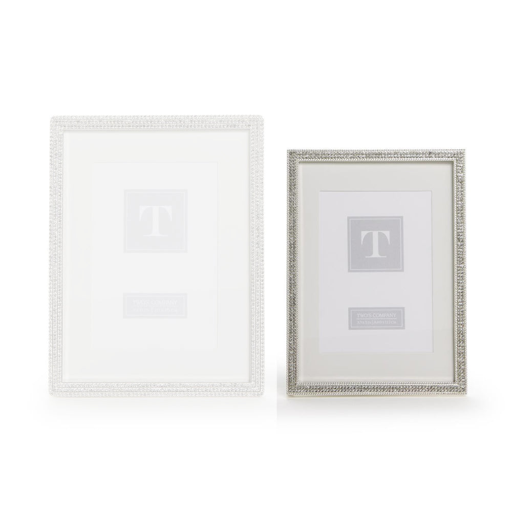 Two's Company Crystal Photo Frame