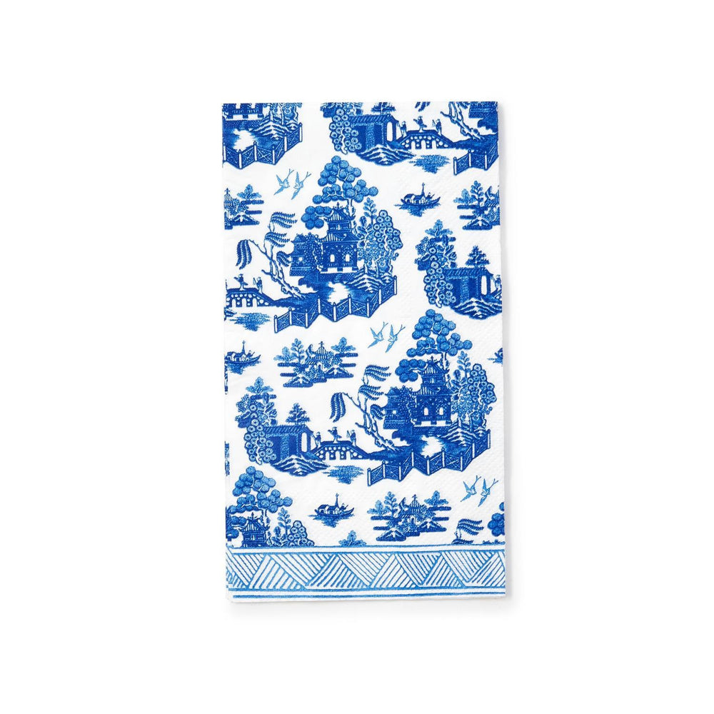 Two's Company Blue Willow Paper Dinner Napkin (Set of 20)